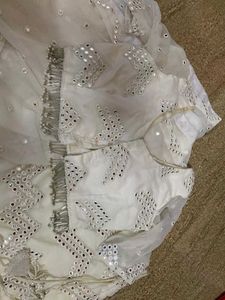Elegant White Lehenga Choli Set