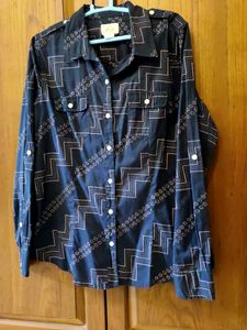 Gorgeous Levi's Brand L Size Nevi Blue Shirt
