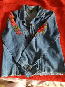 Floral Denim Jacket