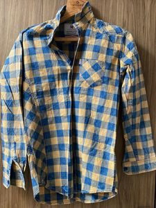 Hoffman Retro Blue & Yellow Checkered Shirt