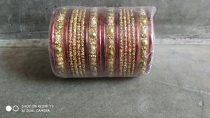 Red Chudi With Kangan Sets 2 Darjan
