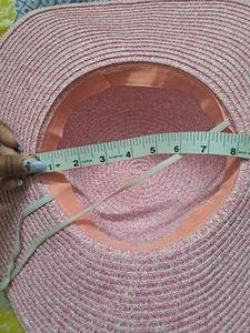 Beautiful Pink Beach Hat. For Sun Protecti