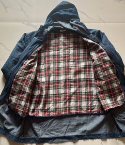 Denim Hooded Jacket