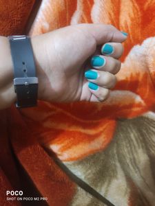 Black Strap watch