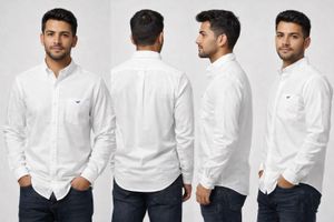 TUI Crisp White Shirt - Classic Style Like New