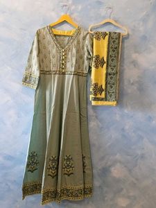 Anarkali Suit with Dupatta
