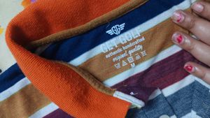 Men's Striped Polo Shirt