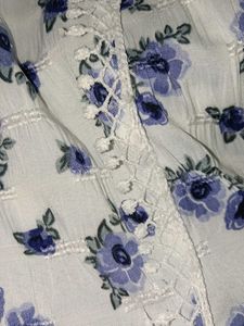 Chic Floral Print Top
