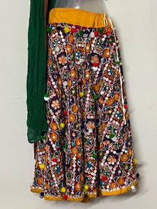 NAVRATRI Embroidered Lehenga Choli Set with Dupatt