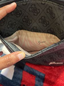 Guess Monogram Crossbody Bag