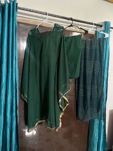 Elegant Green Kurta Set with Dupatta