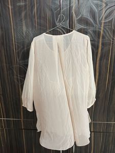 Sheer Flowy Tunic Top