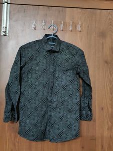 Boys full hand grey shirt