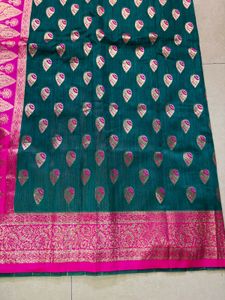 New Elegant Banarasi Saree with blouse piece