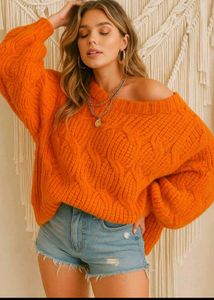 Orange Pullover