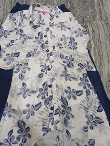 Floral Print Kurta with Pants