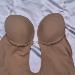 Nude U-Plunge Bodysuit