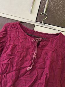 Maroon Cotton top