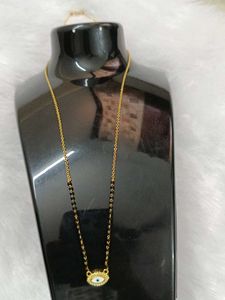 Gold Evil Eye Necklace