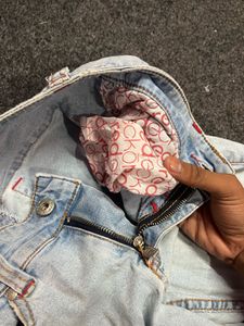 ECKO RED Distressed Light Wash Jeans bootcut