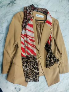 tan colour formal/ casual blazer