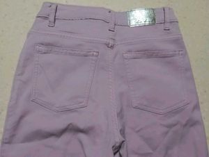 purple bootcut jeans