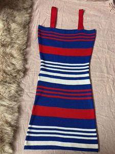Striped Sleeveless Dress