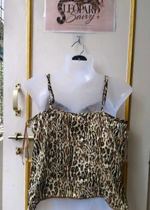 Leopard Print Camisole Top