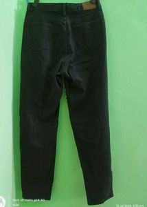 y2k customised printed jeans black charcoal grunge
