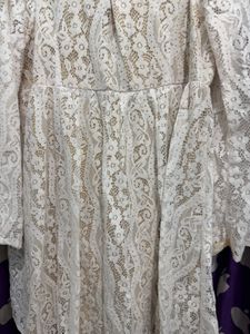 Elegant Lace Overlay Dress