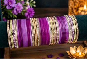 💜 Beautiful Purple Bangles Set 💜