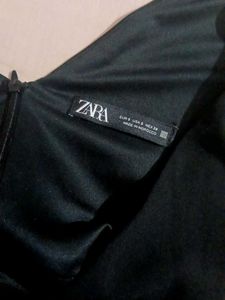 ZARA Chic Black Cutout Mini Dress