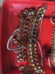 2 Elegant Kundan Necklace Set with Earrings