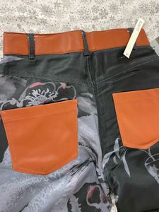 Unique Artistic Print Pants