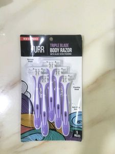 New & Improved Turrr Triple Blade Body Razor