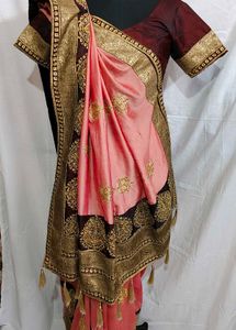 saree weight is heavy and high quality 💯 with blo