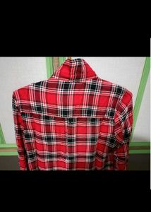 Red Plaid Flannel Shirt