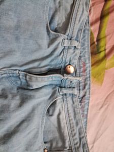 Light Blue Distressed Jeans