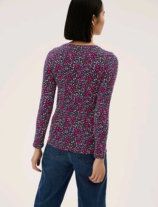 Floral Print Long Sleeve Top