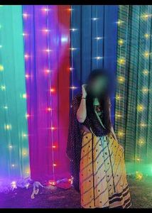 Yellow Lehenga Choli with Mirror Work and dupatta