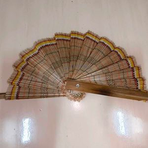 Antique Handmade Bamboo Fan