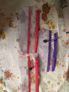 Set of 3 Clear Zipper Pouches