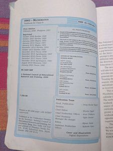 Mathematics Textbook for Class IX