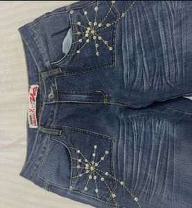 y2k embellised jeans