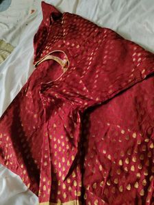 Maroon Kurta