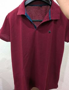 Maroon Polo T-Shirt