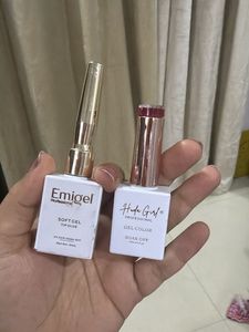 combo gel soft glue  Emiggel &  Polish