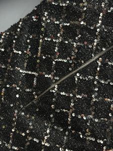 Sparkly Black Sequin Dress