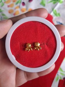 Gold Stud Earrings