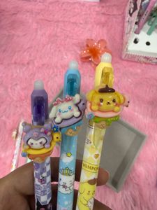 Pack of 6 Cute Sanrio  Erasable Gel Pens Se